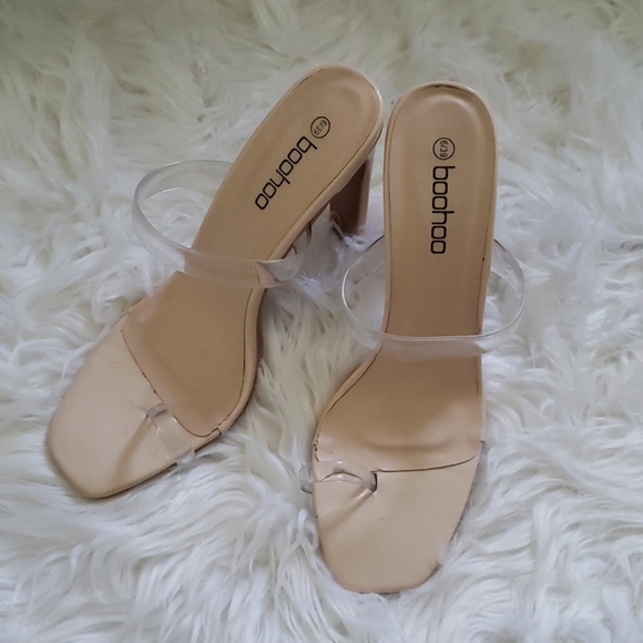 Boohoo Shoes - Boohoo Transparent Mule Heels
